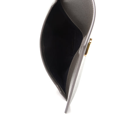 Saint Laurent Grain De Poudre Uptown Baby Pouch Pebble 5 of 7