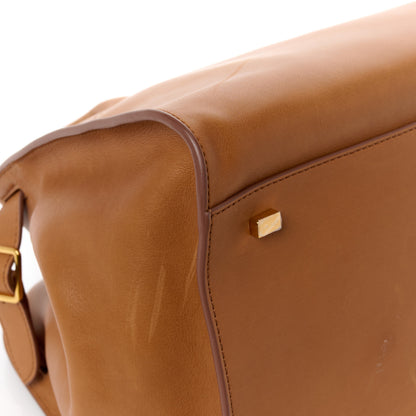 The Row Polished Saddle Calfskin Soft Margaux 15 Cuir 14 of 14