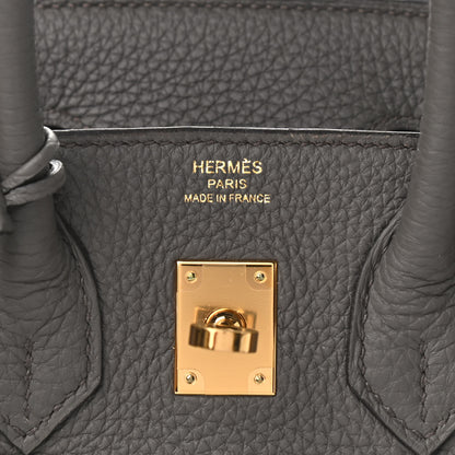 Hermes Togo Birkin 25 Etain 5 of 10