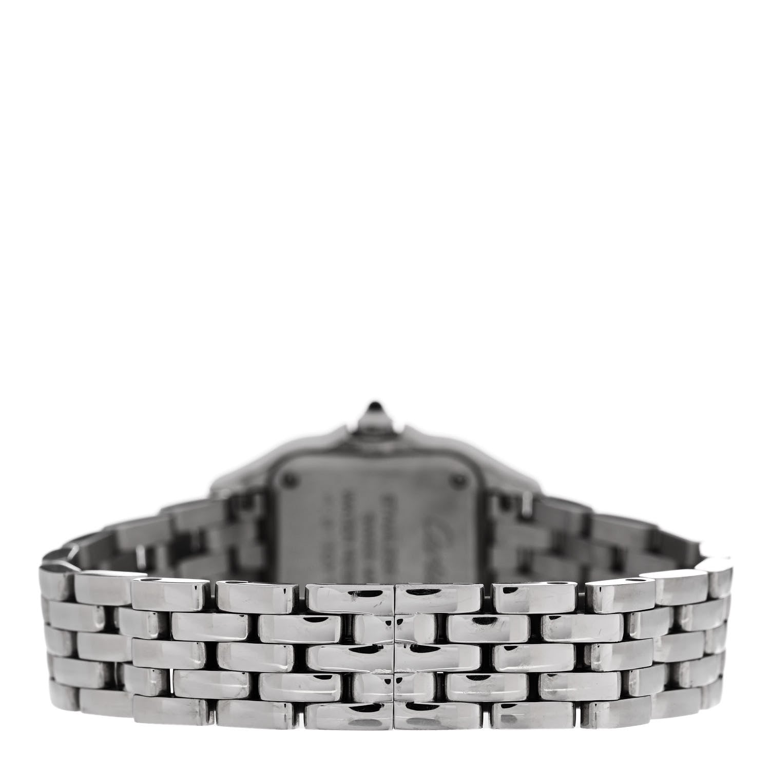 Cartier Stainless Steel Diamond 22mm Panthere Quartz Watch 3 of 4