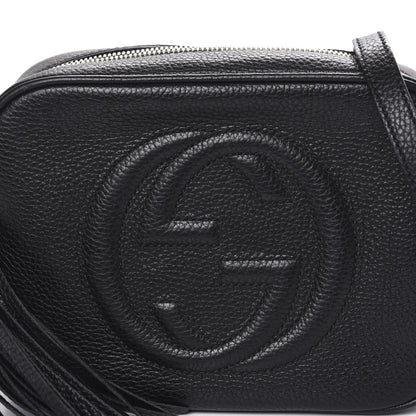 Gucci Pebbled Calfskin Small Soho Disco Bag Black 9 of 9