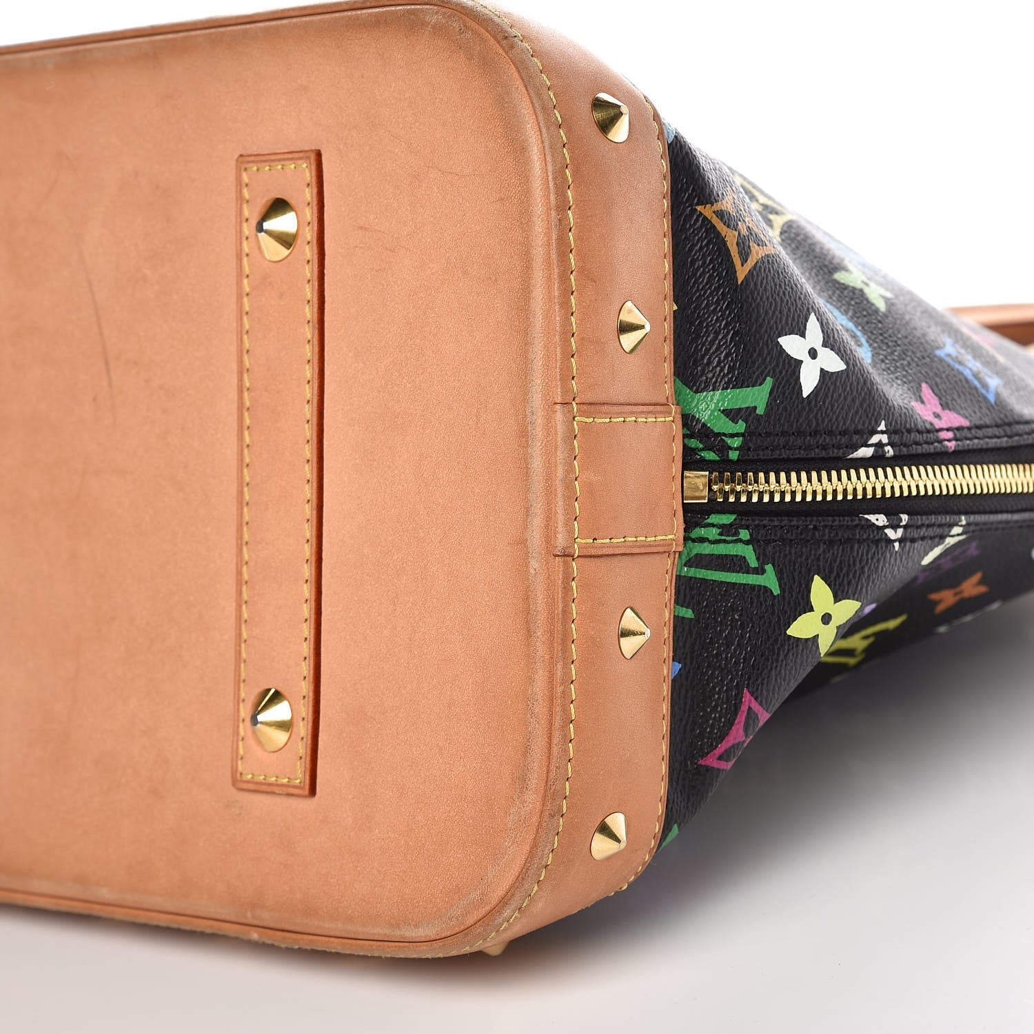 Louis Vuitton Monogram Multicolor Alma GM Black 10 of 15