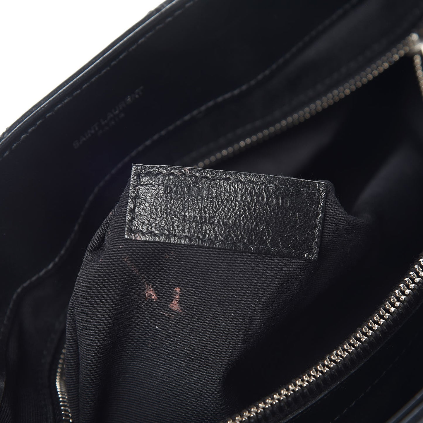 Calfskin Y Quilted Monogram Medium Loulou Chain Satchel Black