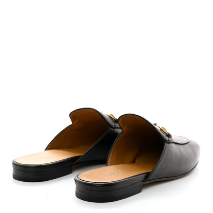 Gucci Calfskin Womens Princetown Slippers 40.5 Black 4 of 9