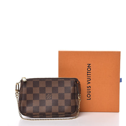Louis Vuitton Damier Ebene Mini Pochette Accessories 10 of 10