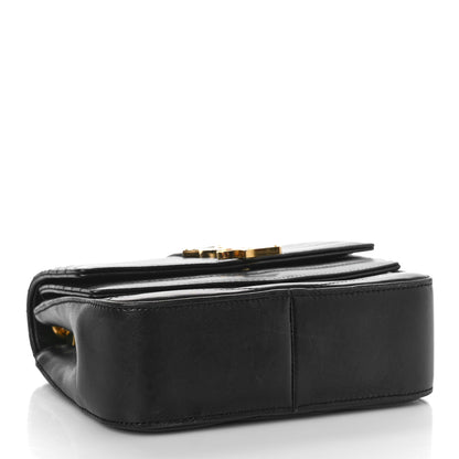 Saint Laurent Lambskin Matelasse Chevron Monogram Small Sulpice Bag Black 4 of 10