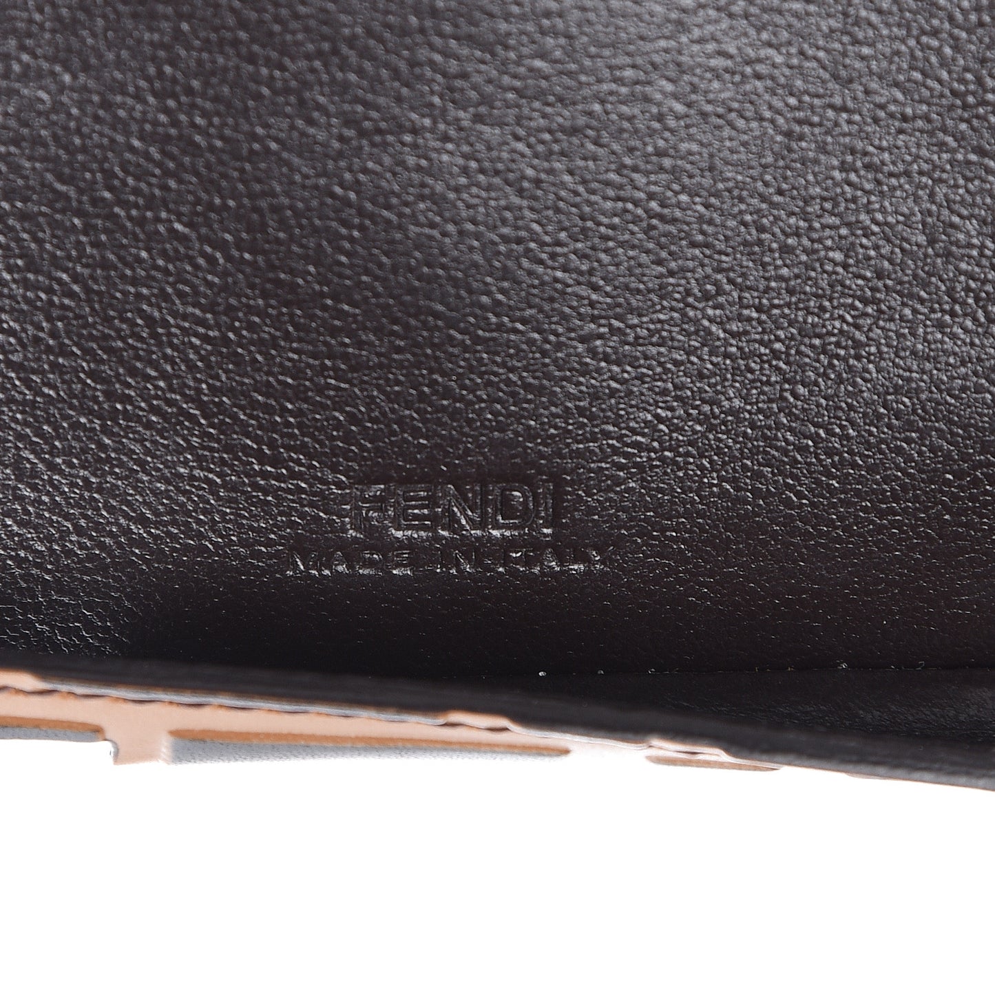 Calfskin FF Embossed IPhone X Case Tobacco