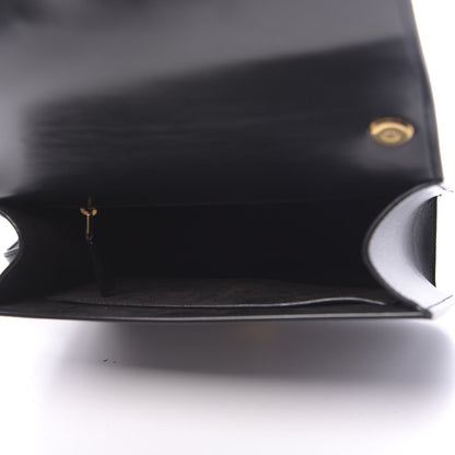Saint Laurent Smooth Calfskin Carre Satchel Black 5 of 9