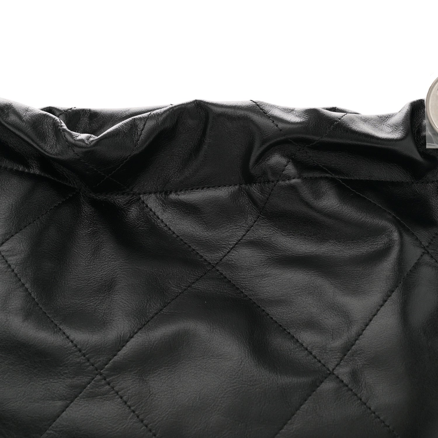 Chanel Shiny Calfskin Quilted Small Chanel 22 Black 9 of 11