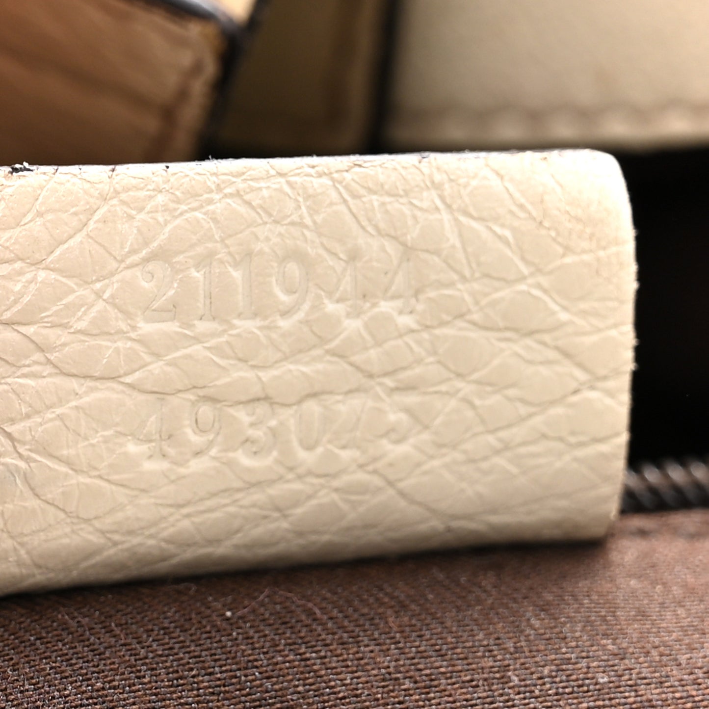 Monogram Guccissima Medium Sukey Tote Off White