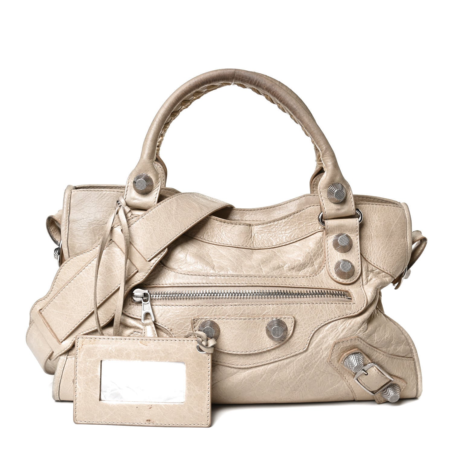 Balenciaga Agneau Giant 21 Silver Hardware City Praline 1 of 32