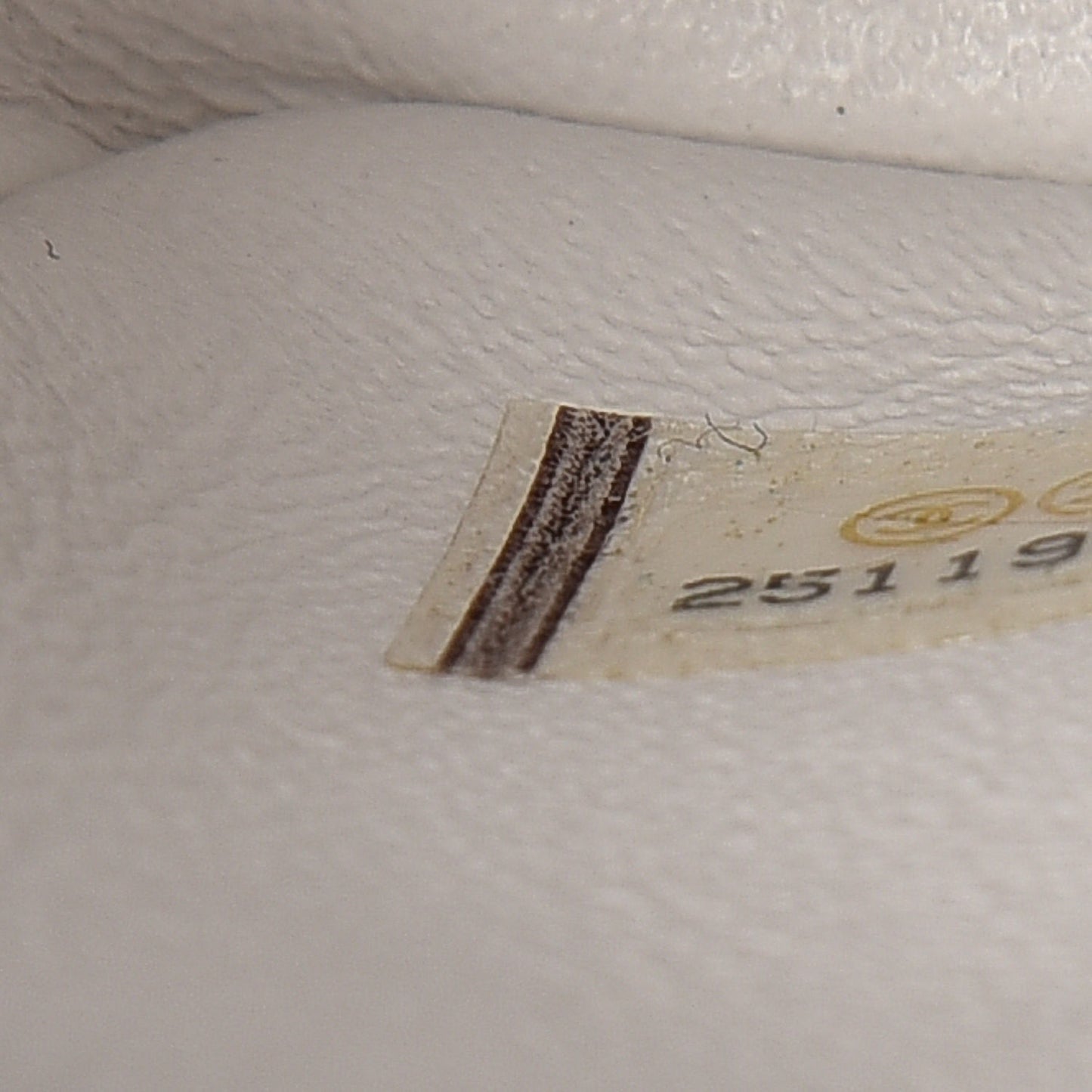Lambskin Chevron Quilted Mini Rectangular Flap Ivory