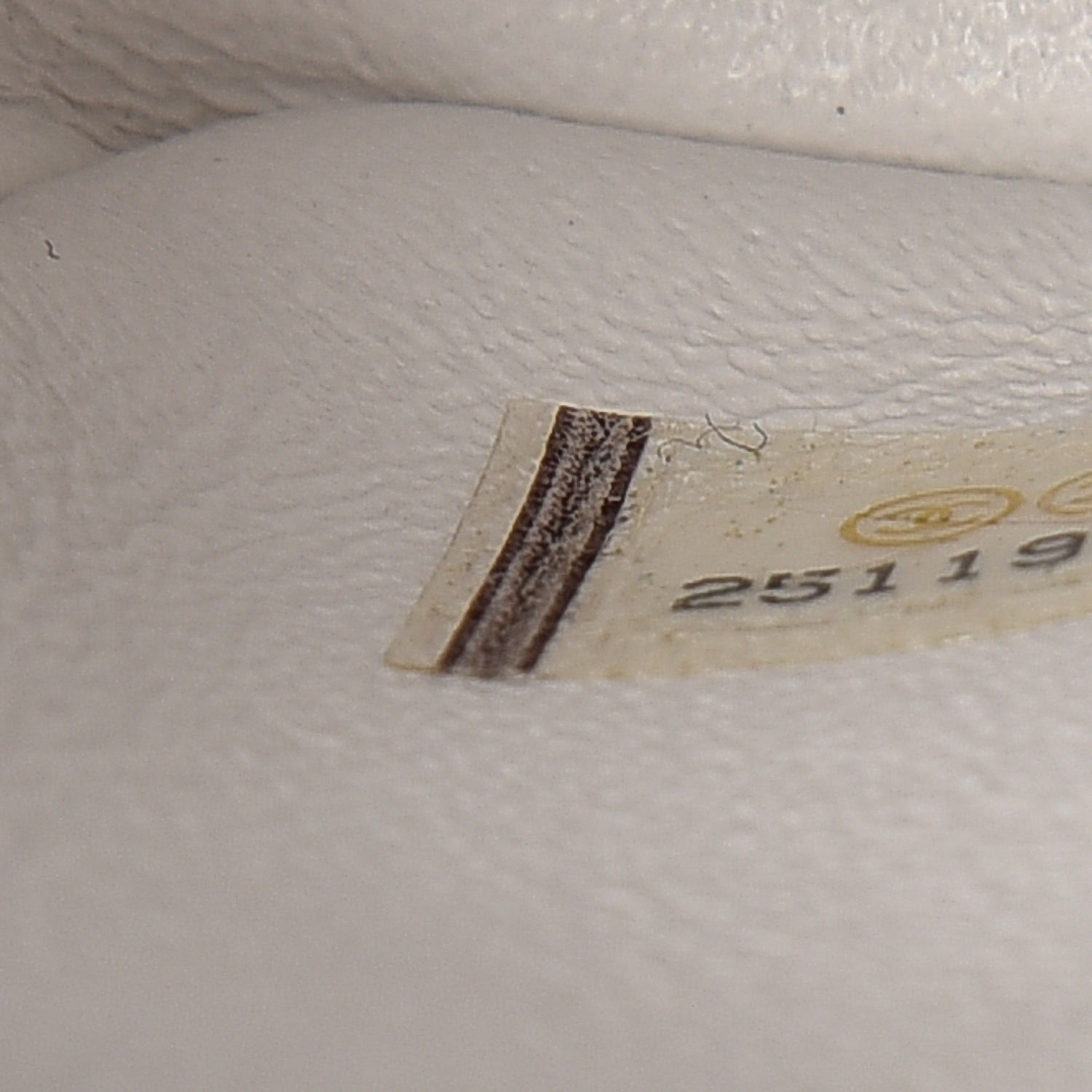 Chanel Lambskin Chevron Quilted Mini Rectangular Flap Ivory 7 of 10