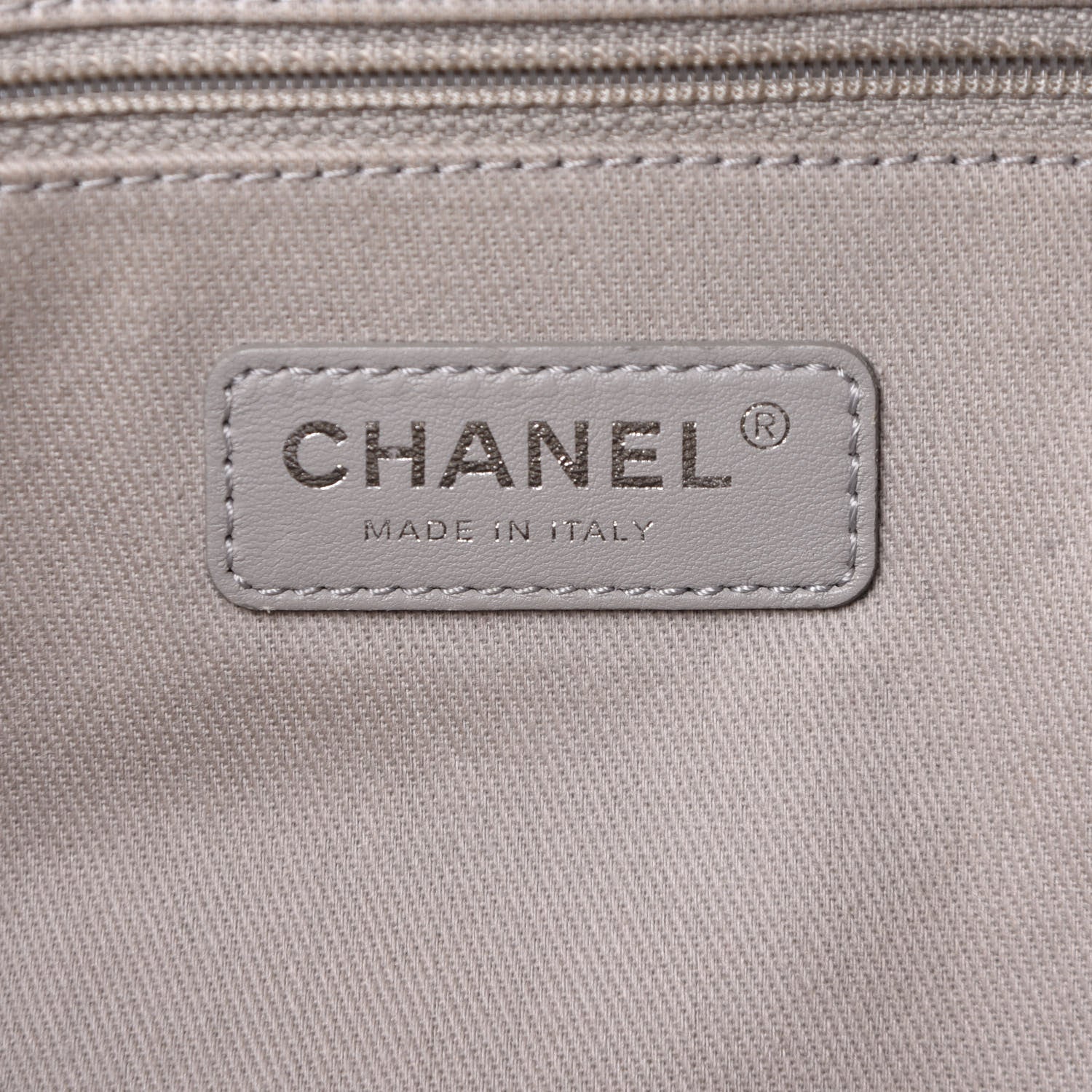 Chanel Glazed Calfskin Small Deauville Tote Blue 6 of 10