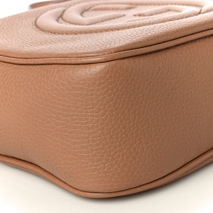 Gucci Pebbled Calfskin Small Soho Disco Bag Camelia 10 of 11