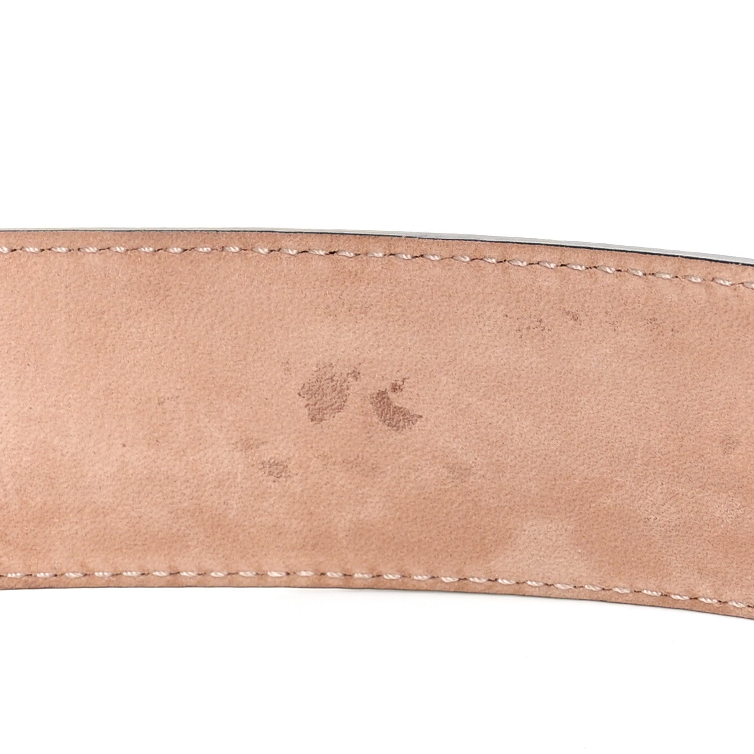 Gucci Guccissima Signature Interlocking G 40mm Belt 80 32 Blue 6 of 6