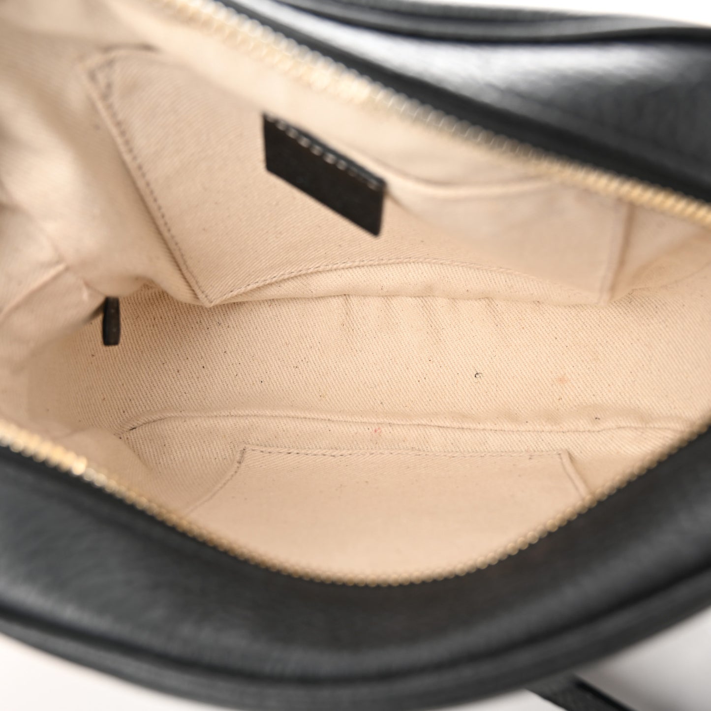 Pebbled Calfskin Small Soho Disco Bag Black