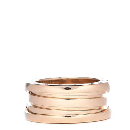 Bulgari 18K Yellow Gold B.Zero1 Three-Band Ring 50 5.25 3 of 5