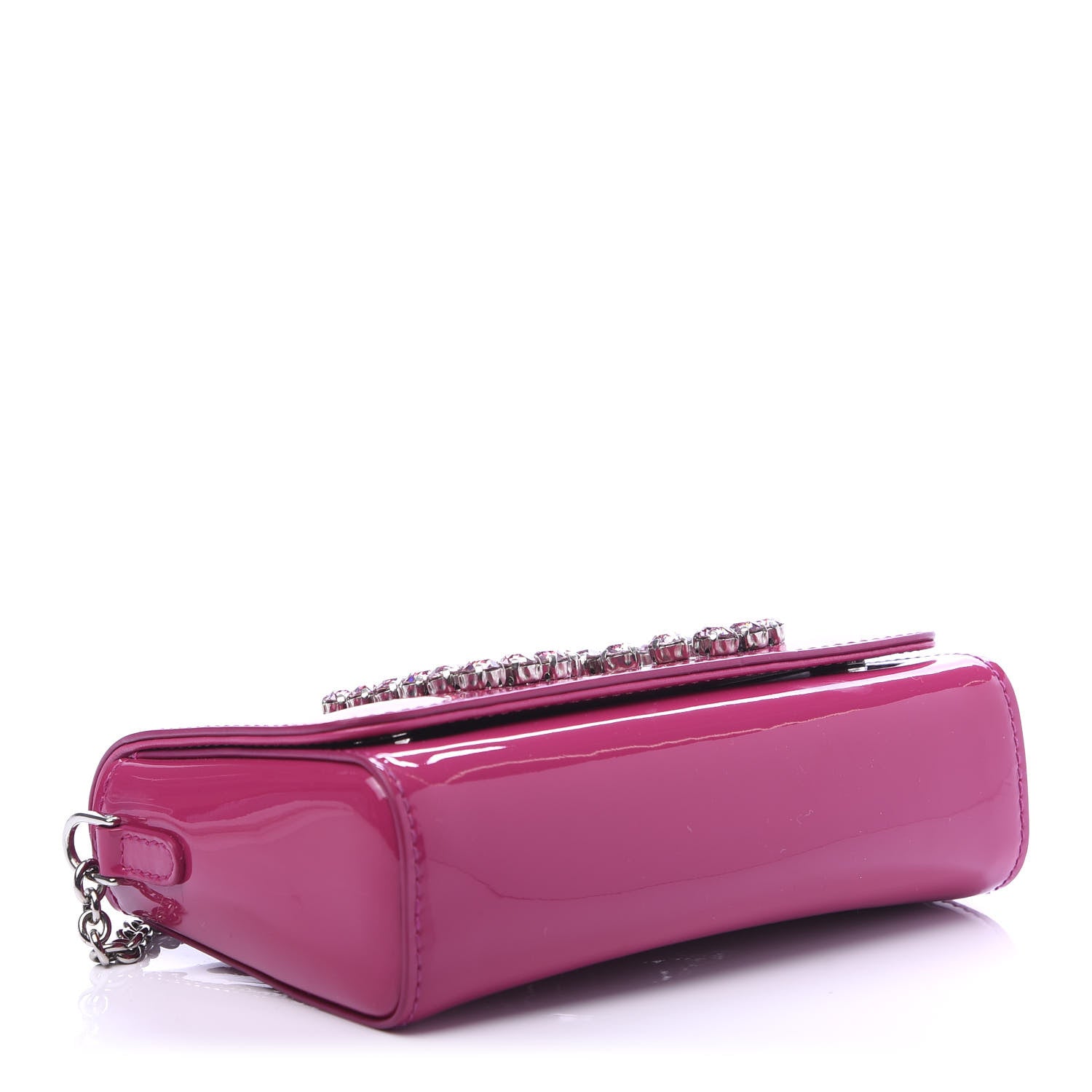 Dolce & Gabbana Patent Crystal DG Girls Crossbody Bag Pink 4 of 9