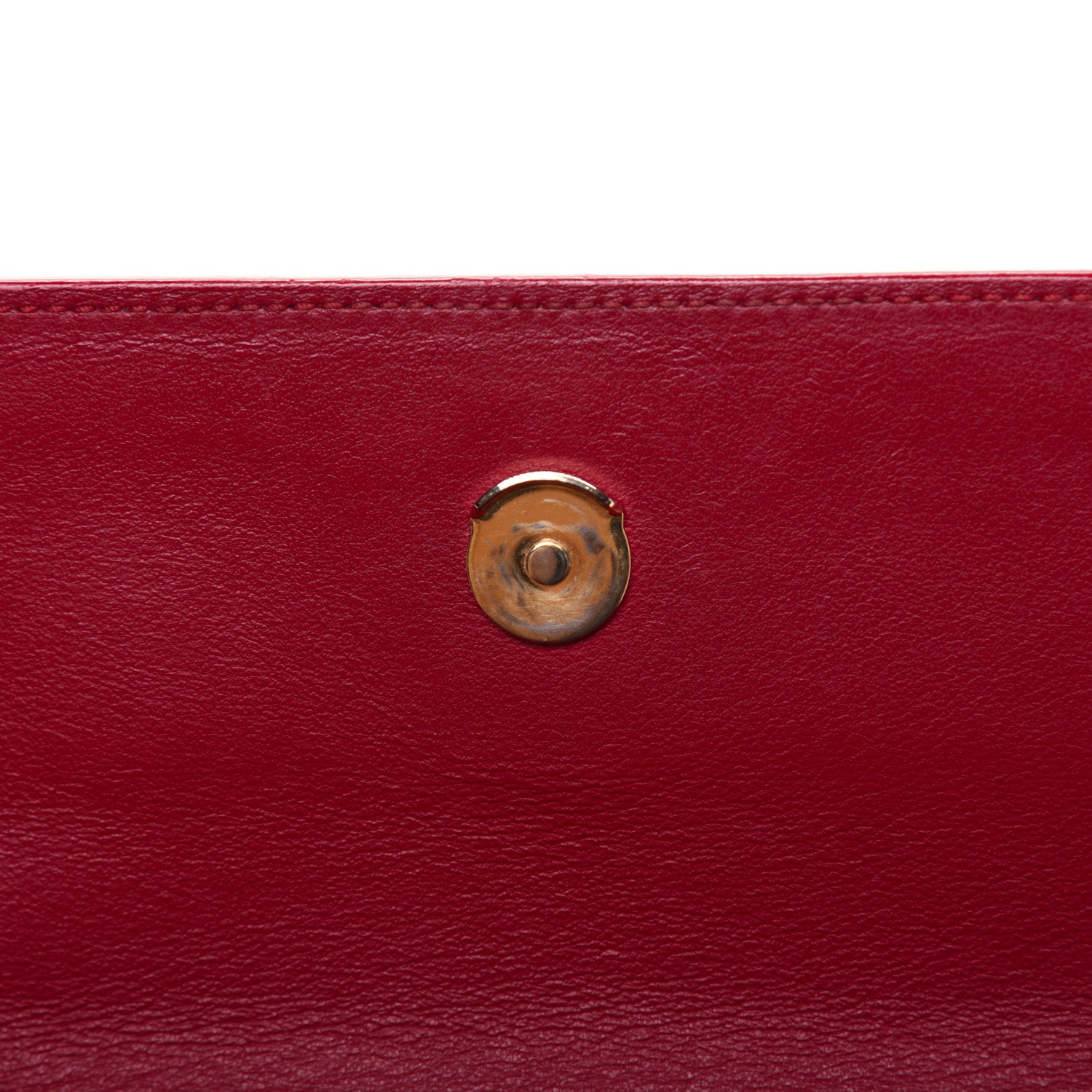 Saint Laurent Grained Calfskin Small Moujik Top Handle Bag Red 15 of 24