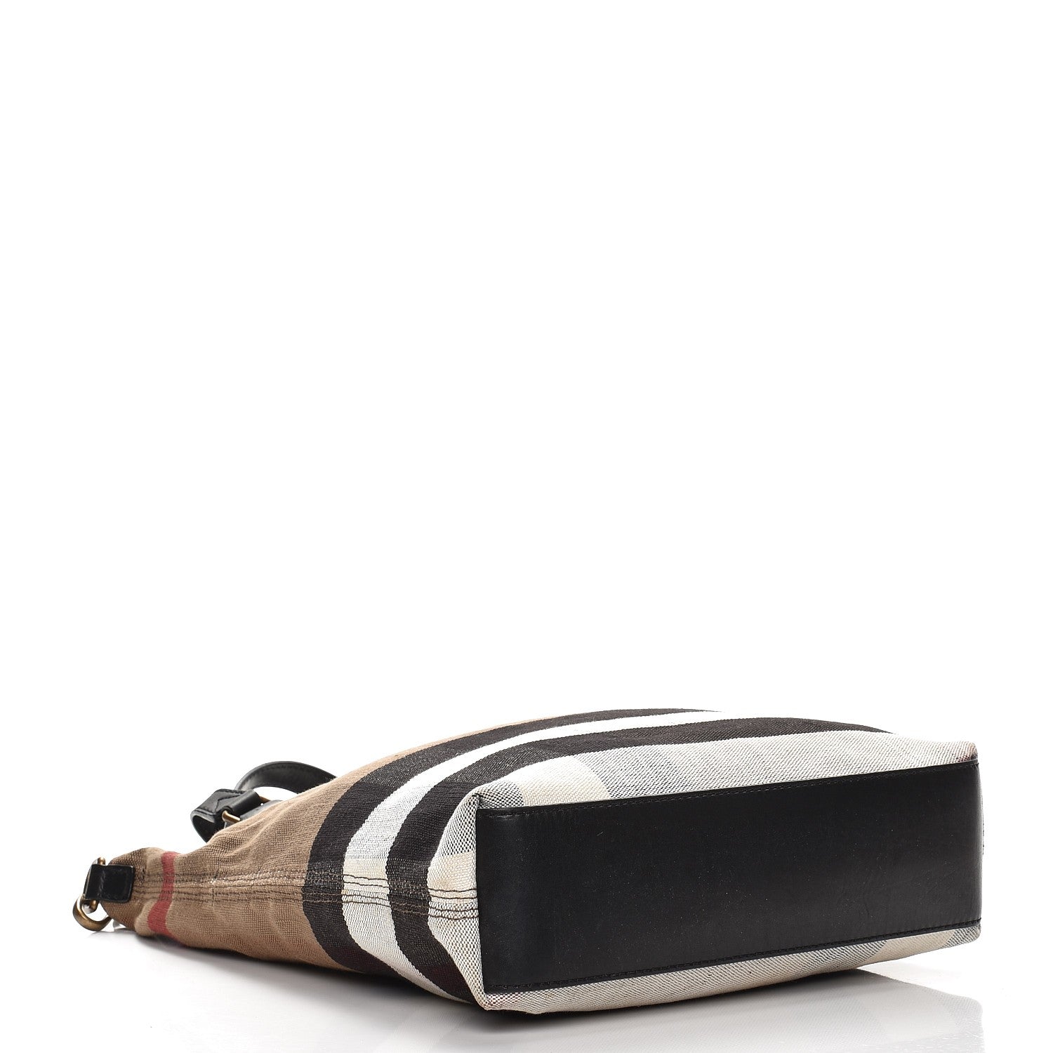 Burberry Canvas Mega Check Medium Tottenham Brit Tote Black 5 of 9