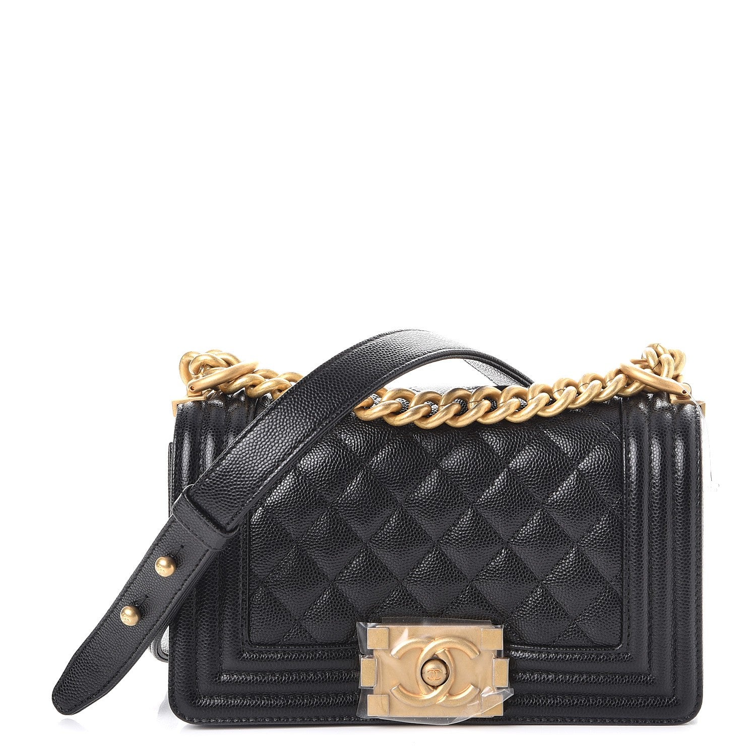 Chanel Caviar Quilted Small Boy Flap Black 1 of 8