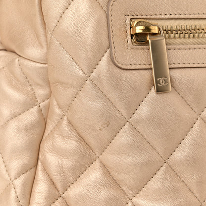 Chanel Lambskin COCO Cocoon Bowler Light Gold 11 of 11