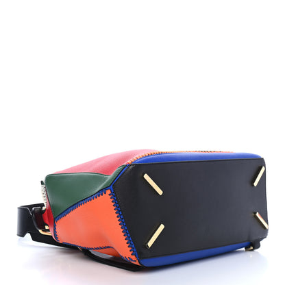 Loewe Calfskin Medium Patchwork Puzzle Bag Multicolor 3 of 4