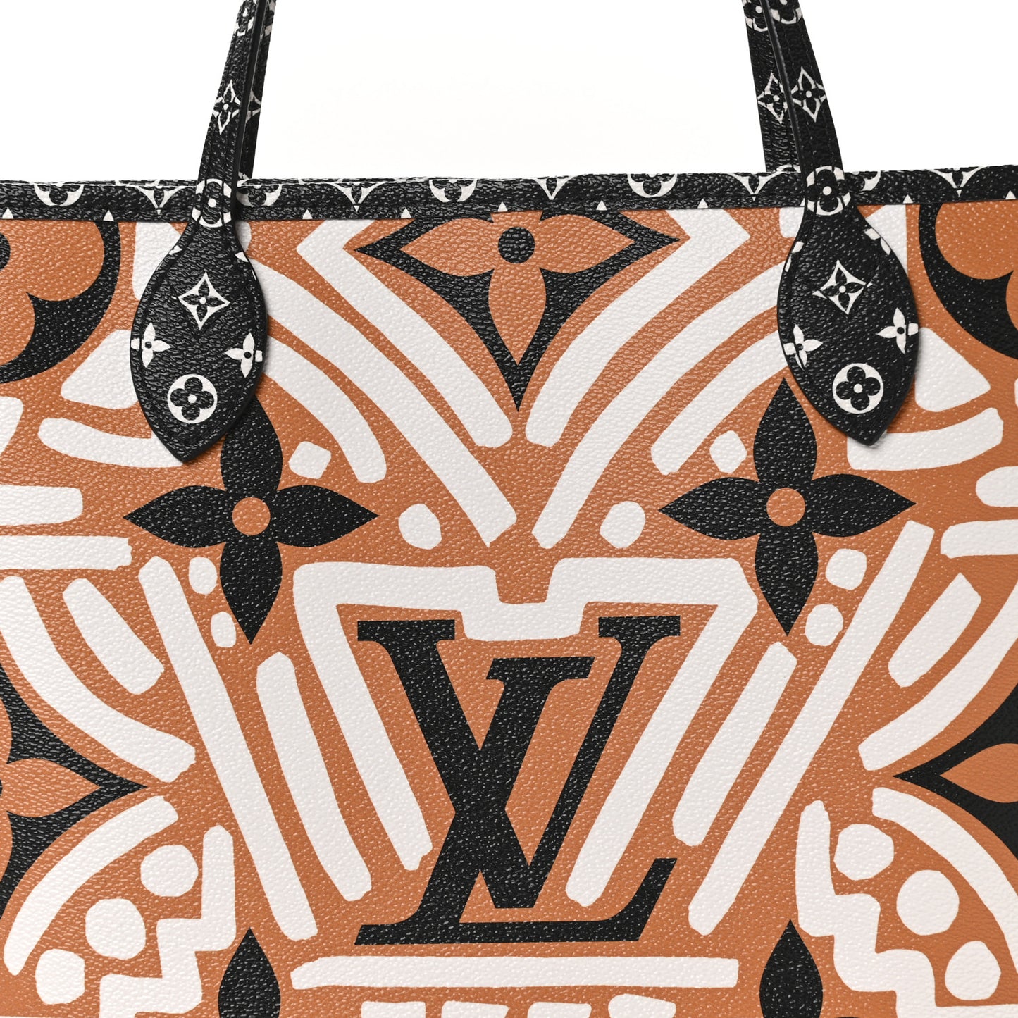 Monogram Giant Crafty Neverfull MM Creme Caramel
