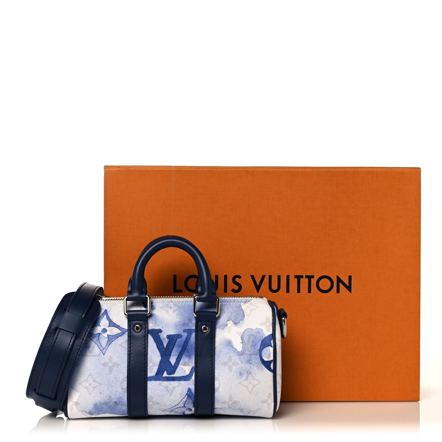 Monogram Watercolor Keepall XS Blue