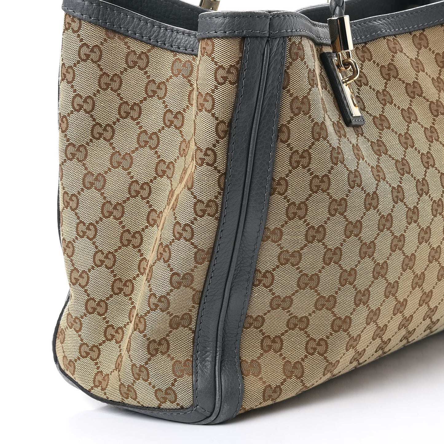 Monogram Medium Bella Tote Grey