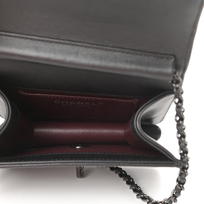 Chanel Calfskin Mini Propeller Flap Black 5 of 11