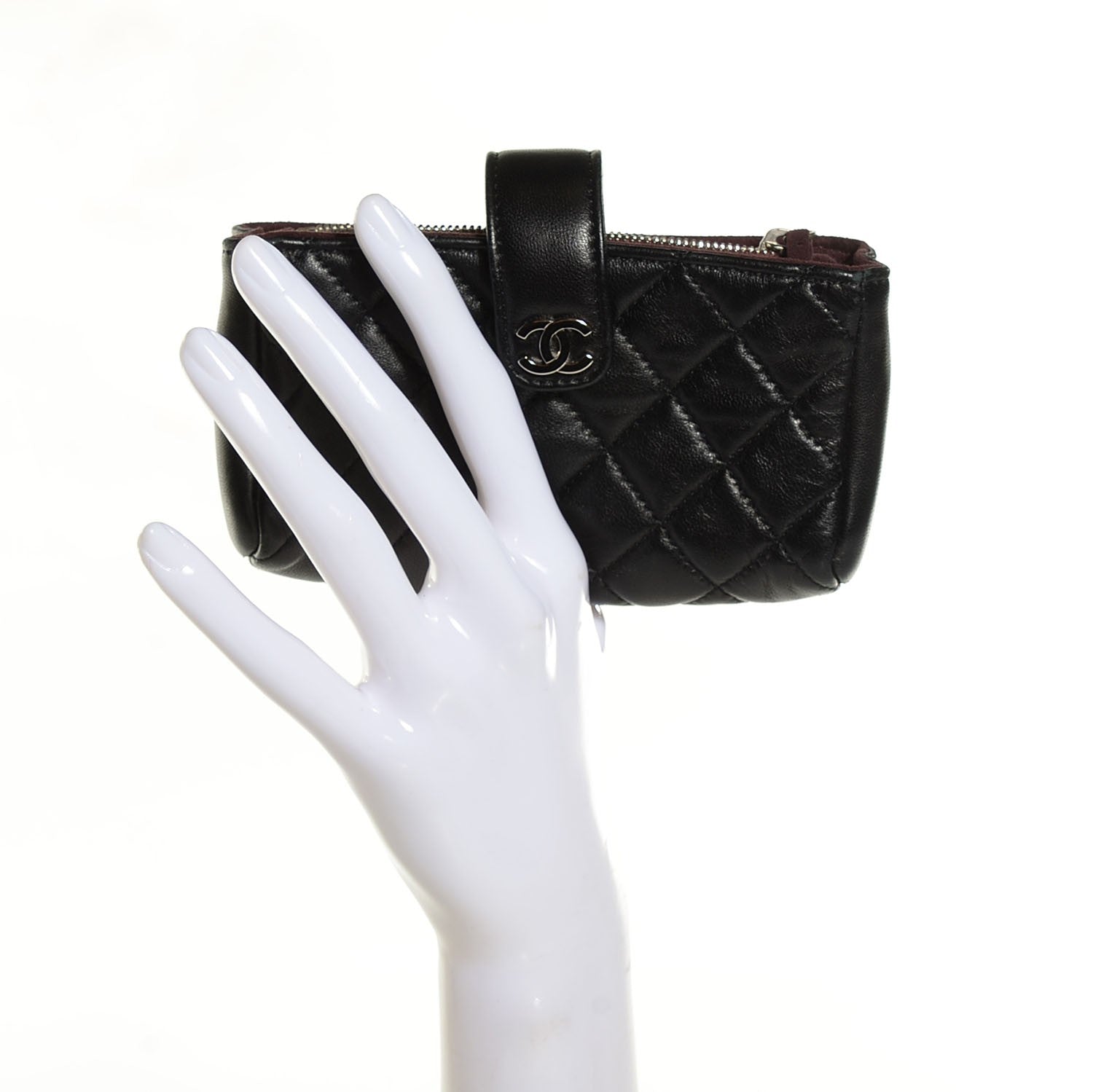 Chanel Lambskin Card Case and Bill Holder Black 2 of 8