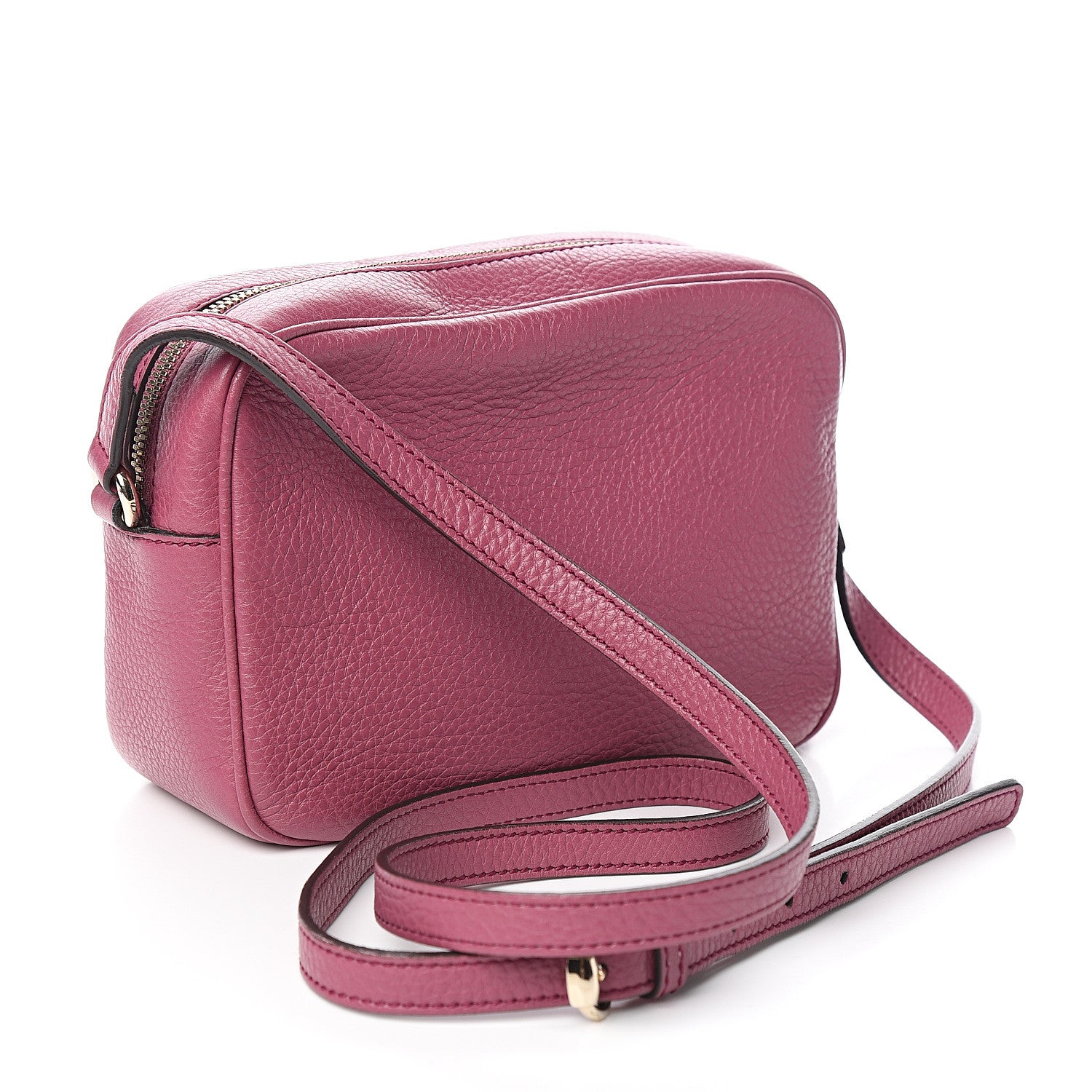 Gucci Pebbled Calfskin Small Soho Disco Bag Peonia Flower 3 of 10