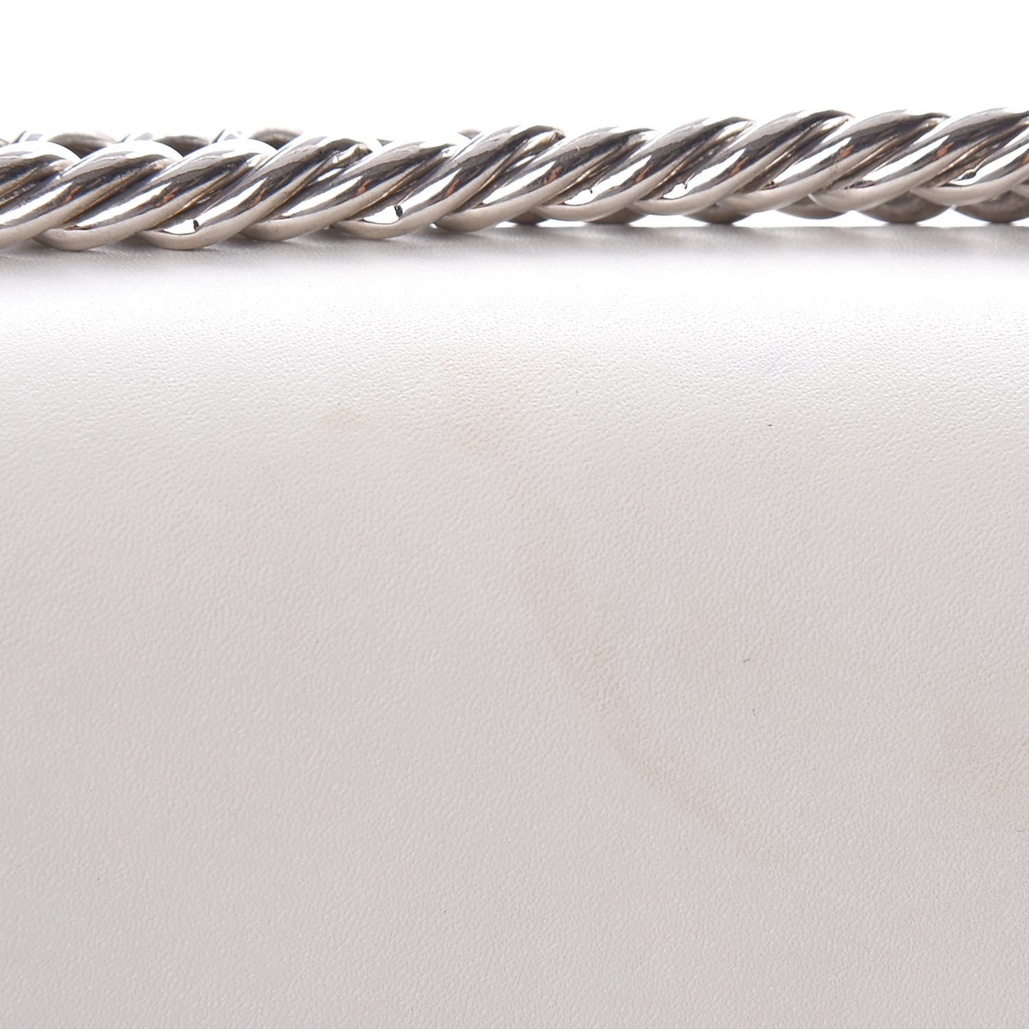 Vitello Liberty Scalloped Multi Studded Small Kan I Shoulder Bag White Ice Multicolor