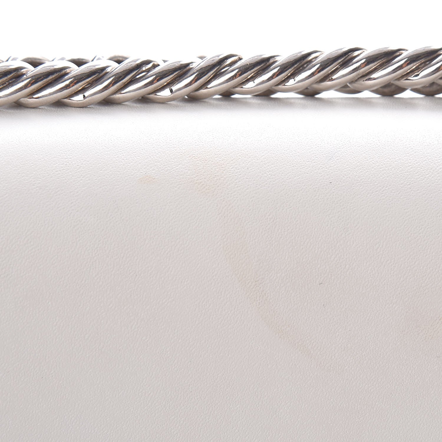 Fendi Vitello Liberty Scalloped Multi Studded Small Kan I Shoulder Bag White Ice Multicolor 12 of 12