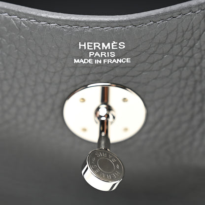 Hermes Taurillon Clemence Lindy 26 Ardoise 6 of 10