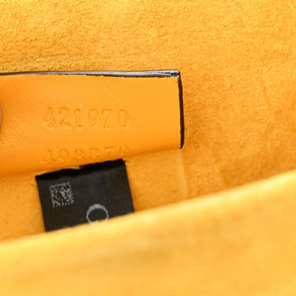 Gucci GG Supreme Monogram Mini Dionysus Shoulder Bag Yellow 8 of 13