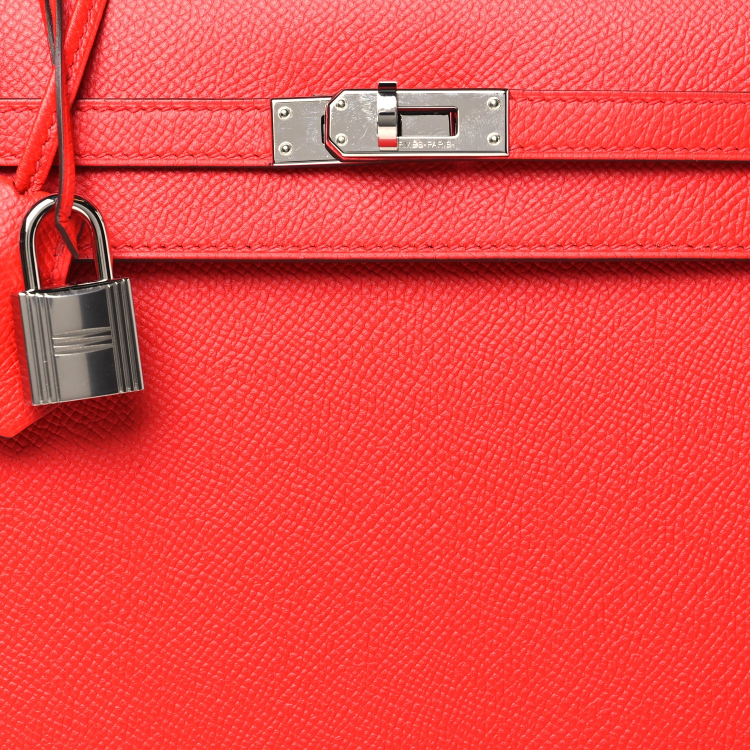 Hermes Epsom Kelly Sellier 25 Rouge Casaque 8 of 11