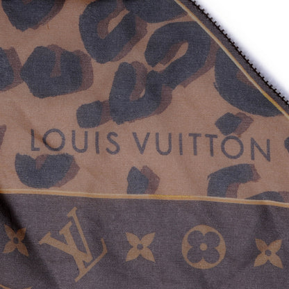Louis Vuitton Silk Leopard and Monogram Scarf 3 of 5