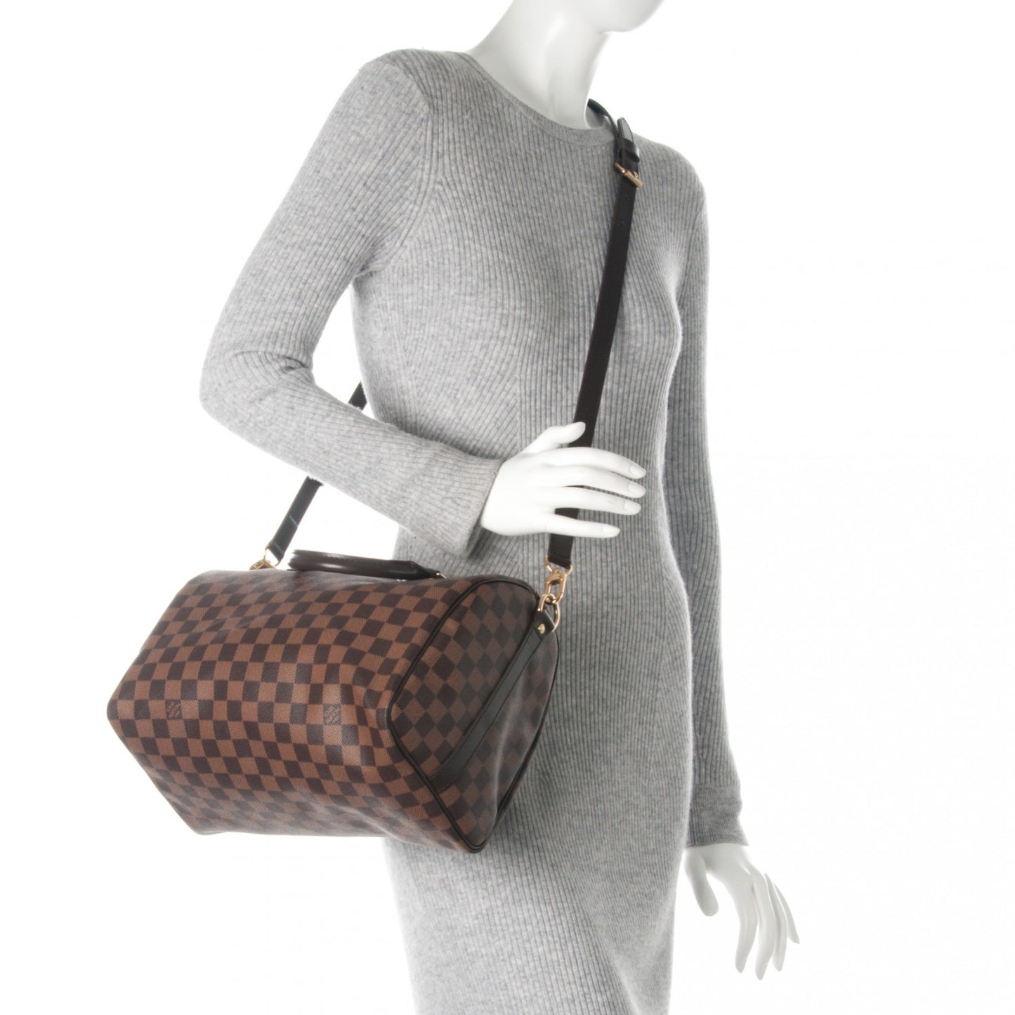 Damier Ebene Speedy Bandouliere 30