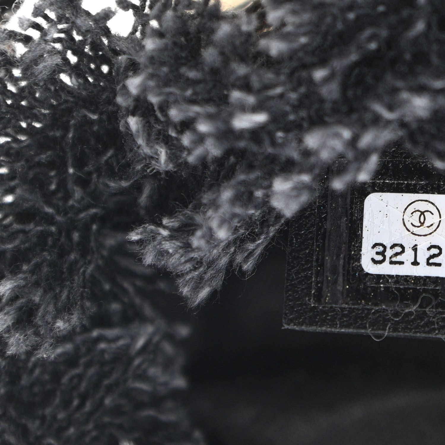 Chanel Denim Quilted Mood Mini Bucket With Chain Black Multicolor 6 of 10