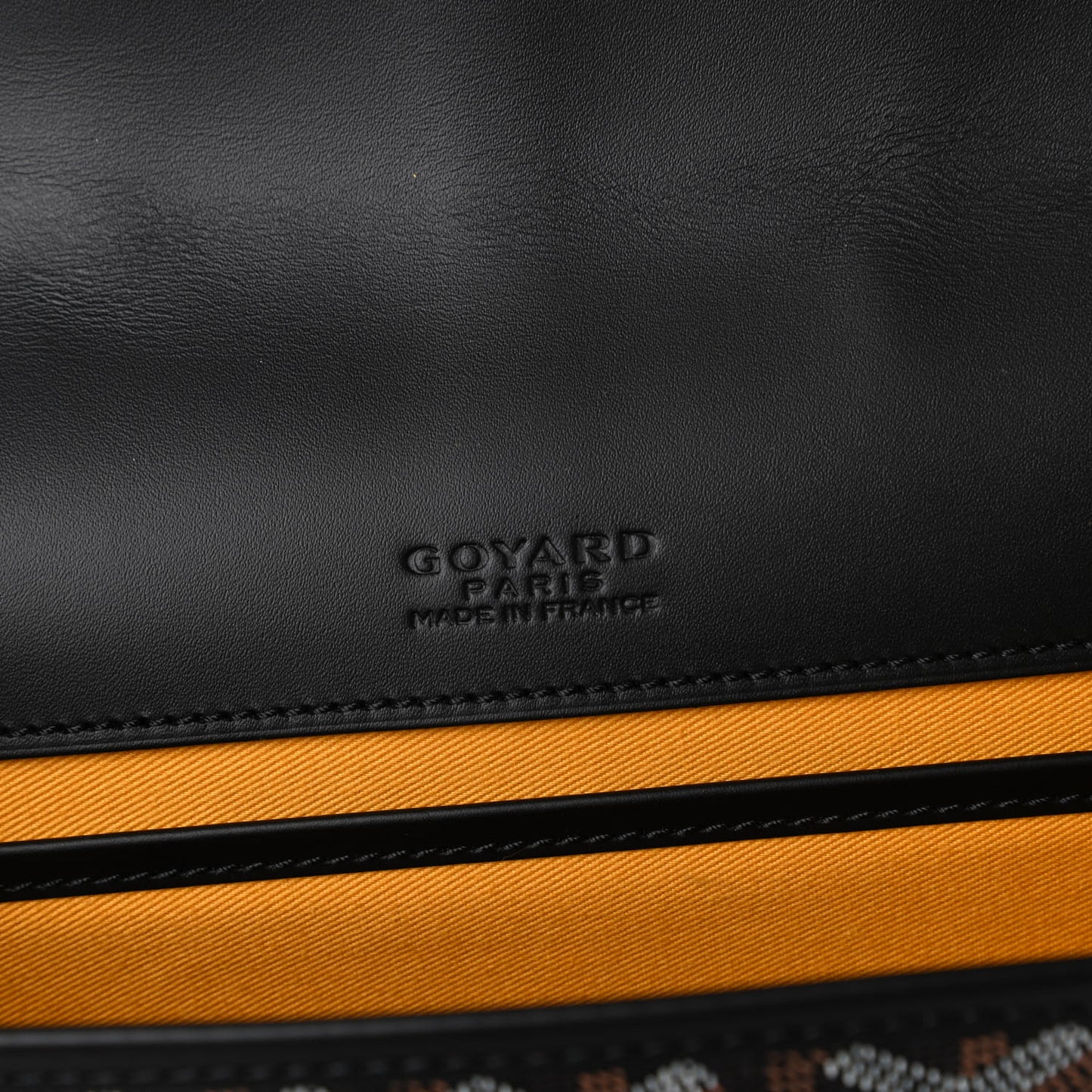 Goyardine Belvedere II MM Messenger Bag Black