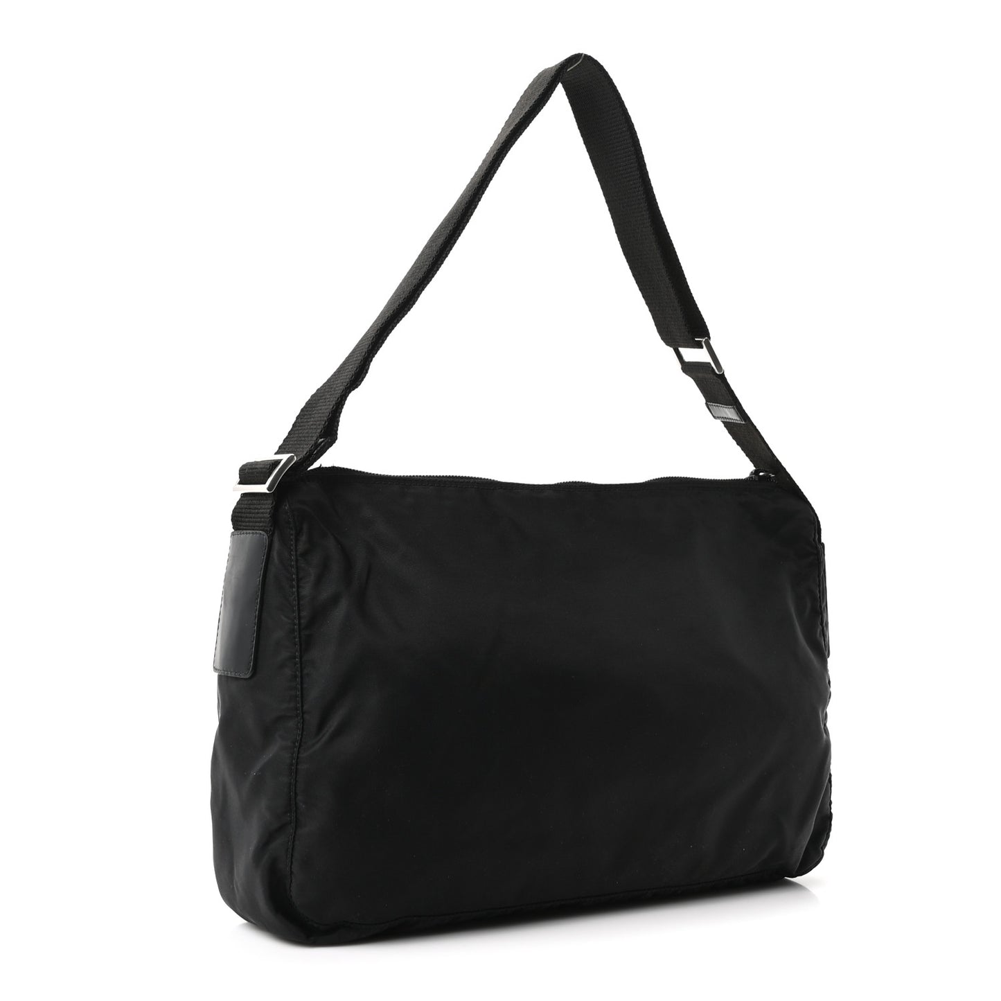 Nylon Vela Tracolla Messenger Bag Black