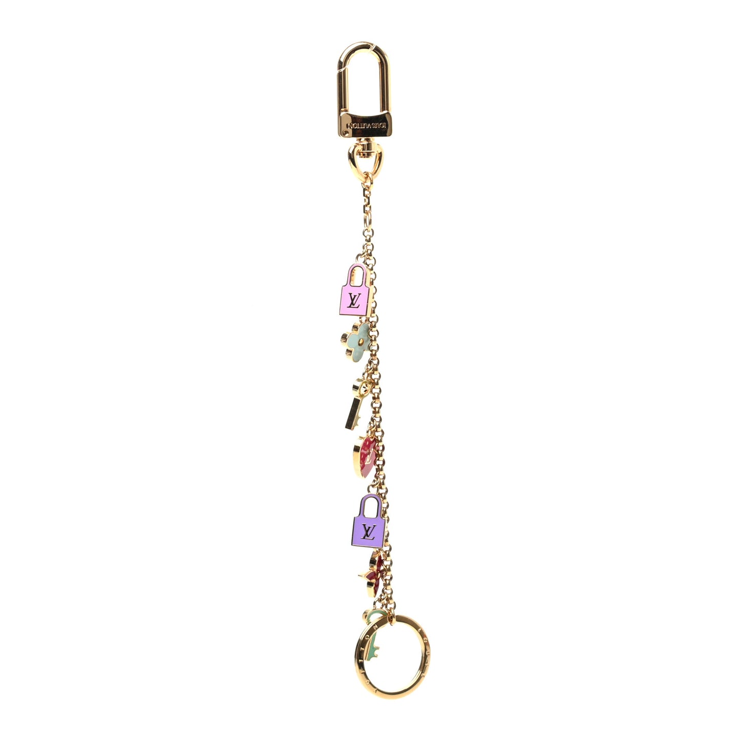 Enamel Pretty Charms Key Chain Holder Bag Charm