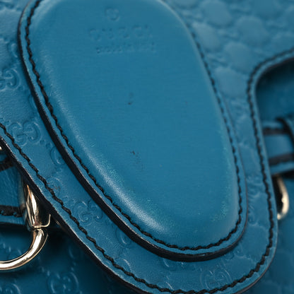 Gucci Soft Microguccissima Medium Emily Chain Shoulder Bag Deep Cobalt 11 of 16