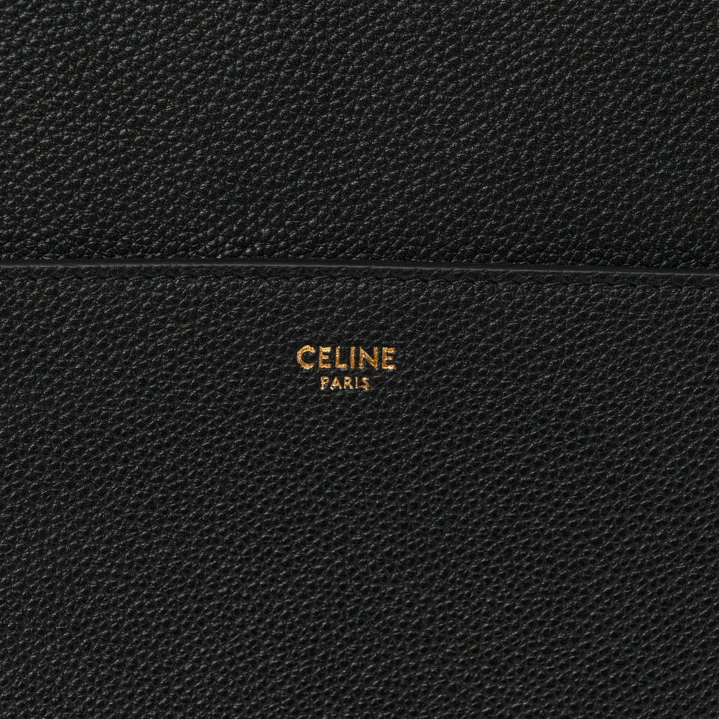 Soft Grained Calfskin Sangle Bucket Bag Black