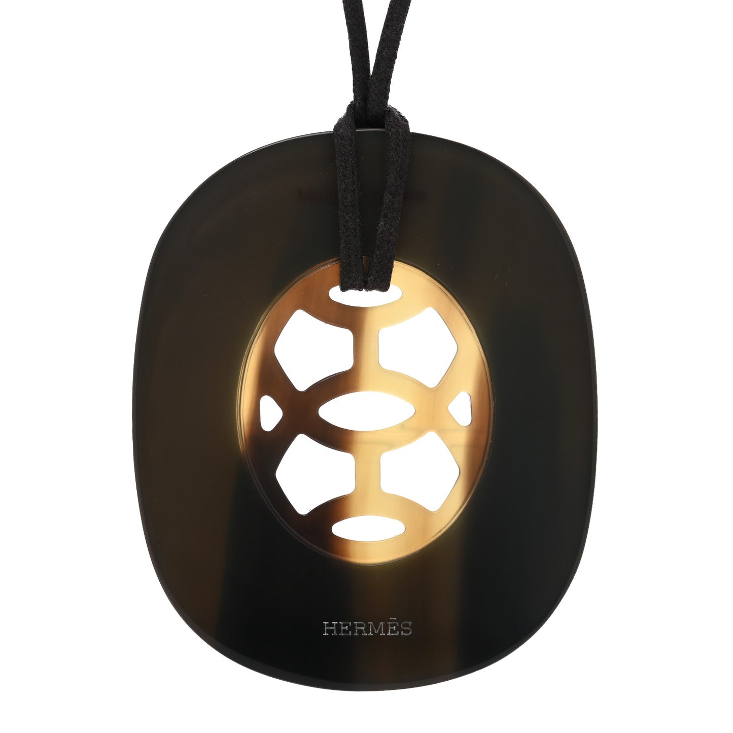 Lacquered Buffalo Horn Lift Necklace GM