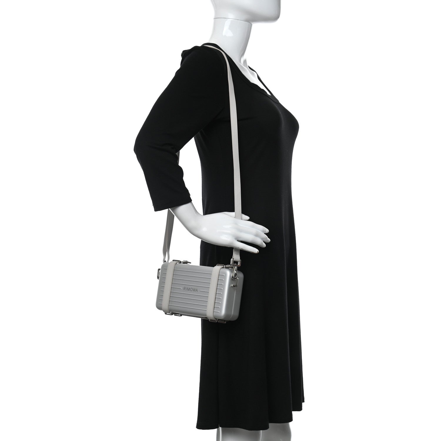 Christian Dior X RIMOWA Aluminum Personal Clutch On Strap Silver 3 of 13
