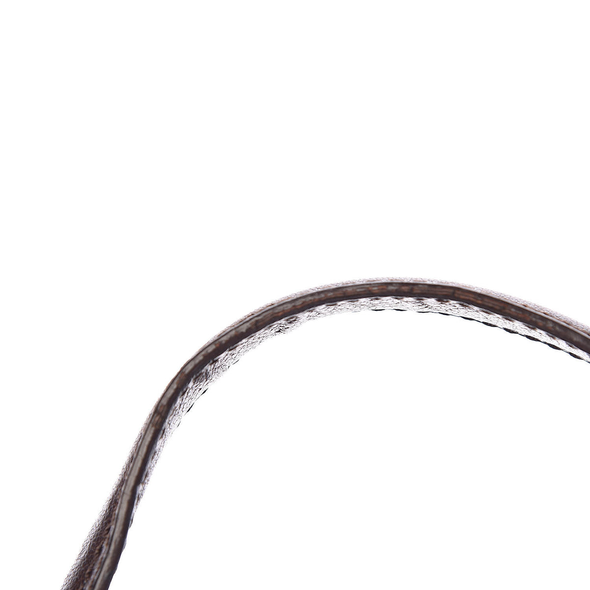 Calfskin Stitched Outdoor Ligne Bowler Brown